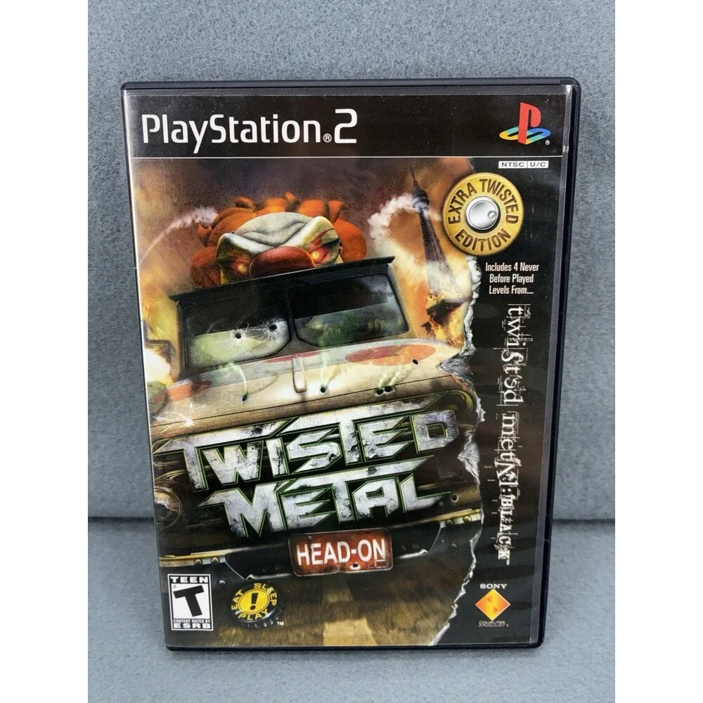 Twisted Metal Head-On Extra Twisted Edition PS2 PlayStation 2 CIB Manual Tested